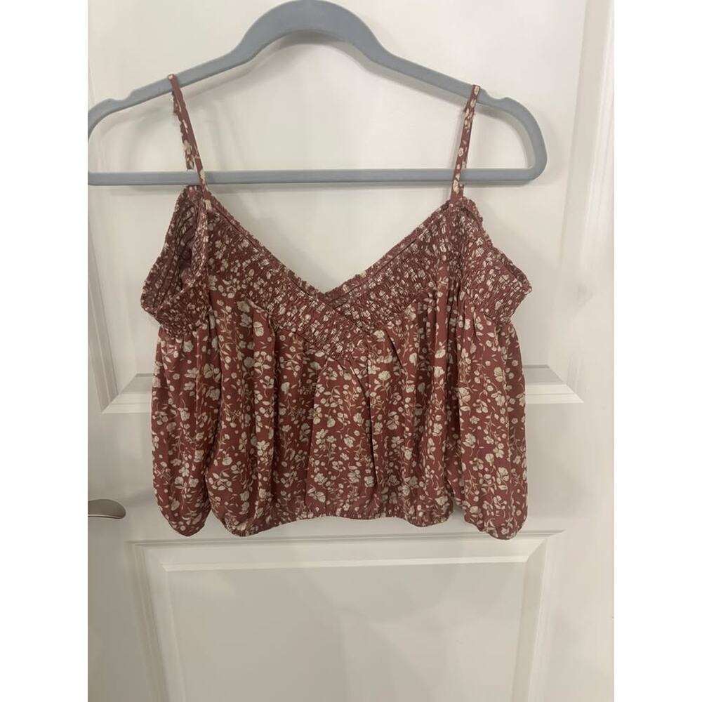Spaghetti Strap Off the Shoulder Blouse